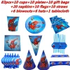 10/20 people Spiderman Theme Birthday Party Decorations Set Paper Cup 7inch Plate Superhero Baby Shower Kids Boys Party Supplies - Image 20