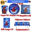 10/20 people Spiderman Theme Birthday Party Decorations Set Paper Cup 7inch Plate Superhero Baby Shower Kids Boys Party Supplies - Image 18
