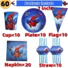 10/20 people Spiderman Theme Birthday Party Decorations Set Paper Cup 7inch Plate Superhero Baby Shower Kids Boys Party Supplies - Image 10